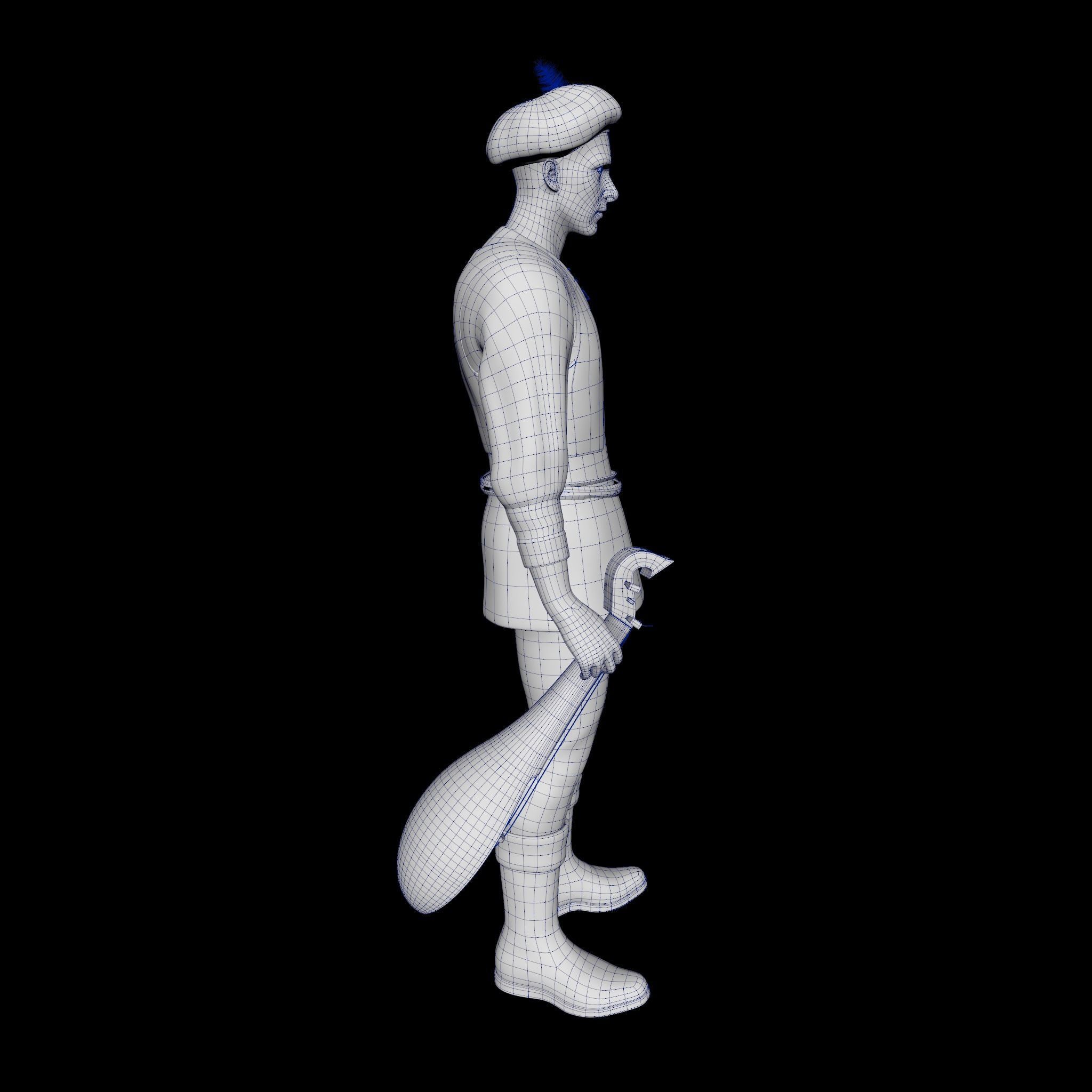 Troubadour 3D model_9