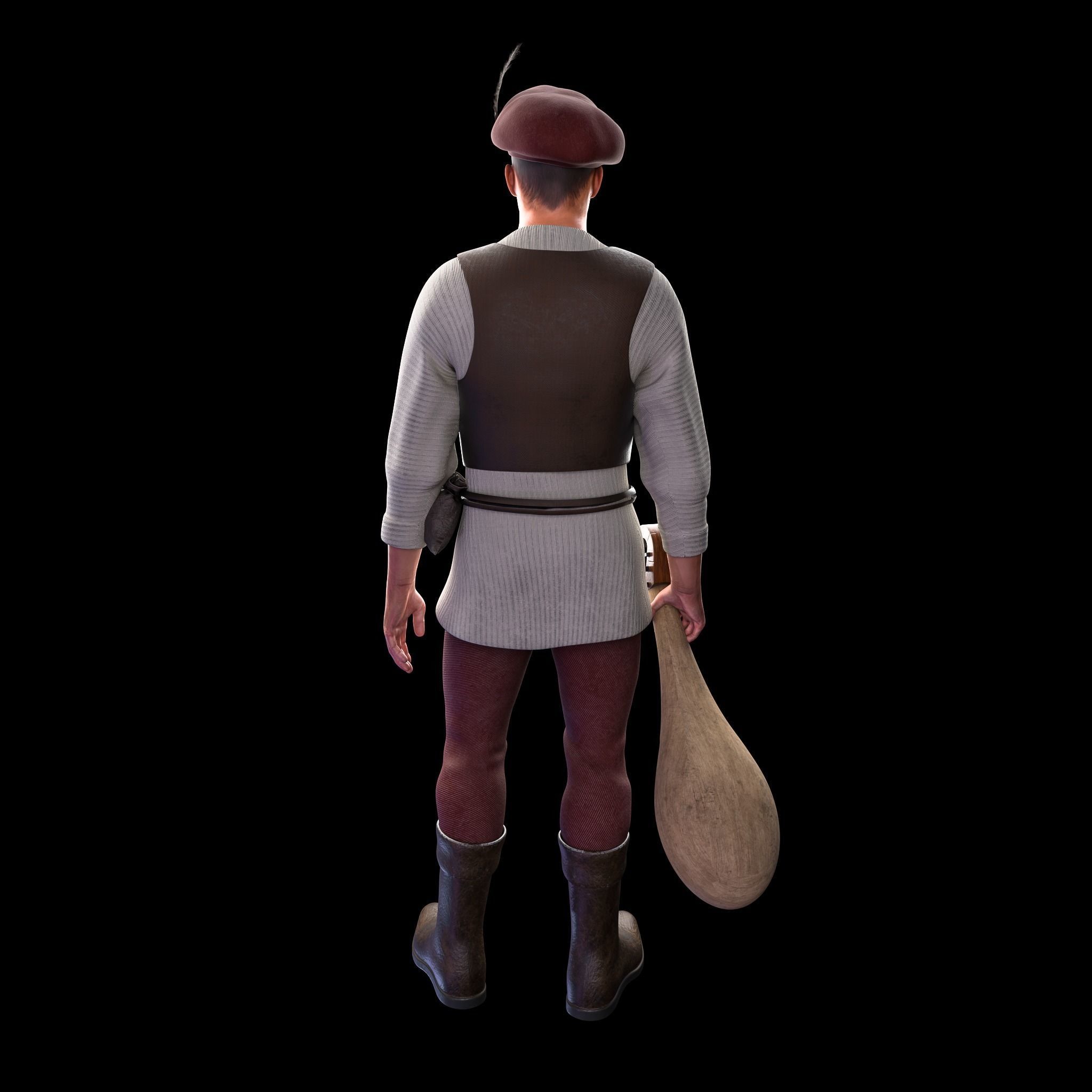 Troubadour 3D model_10