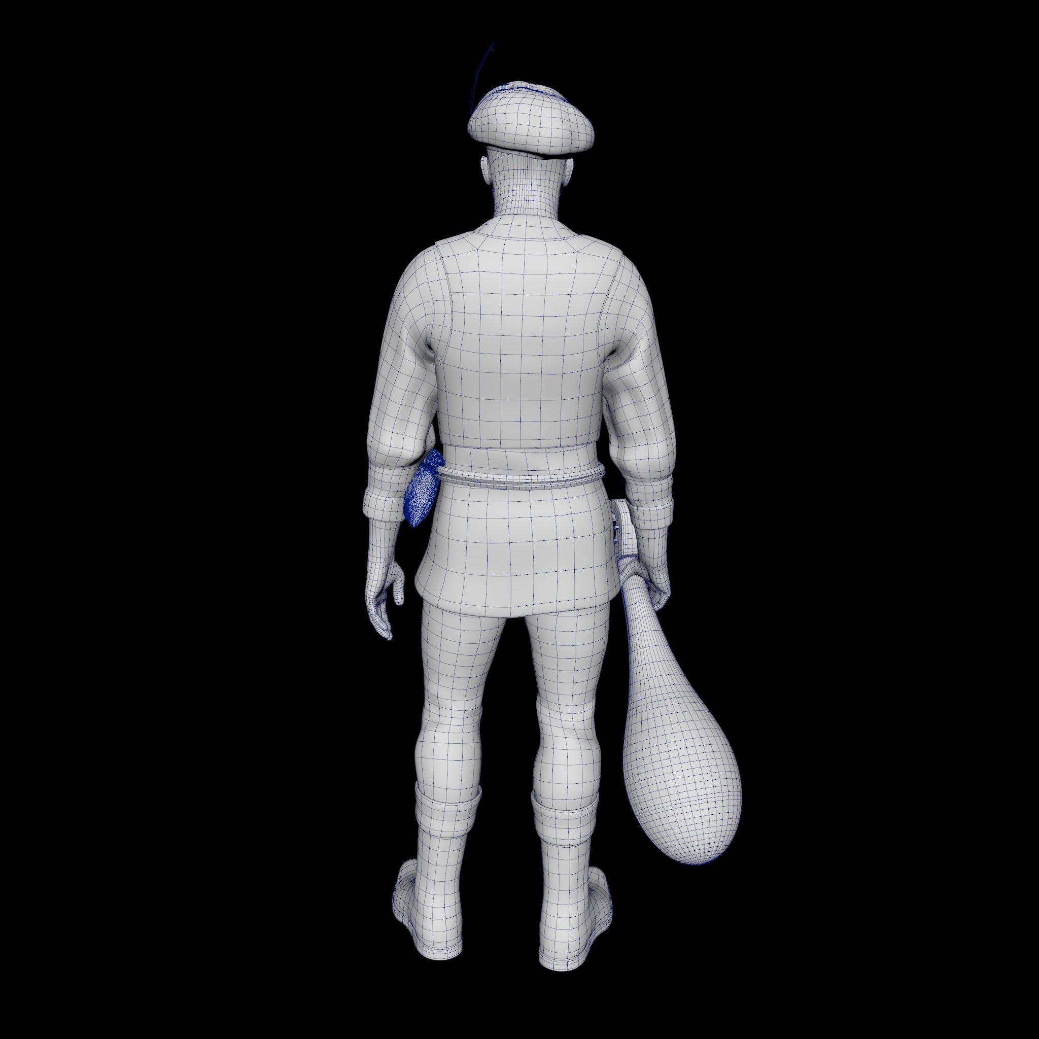 Troubadour 3D model_12