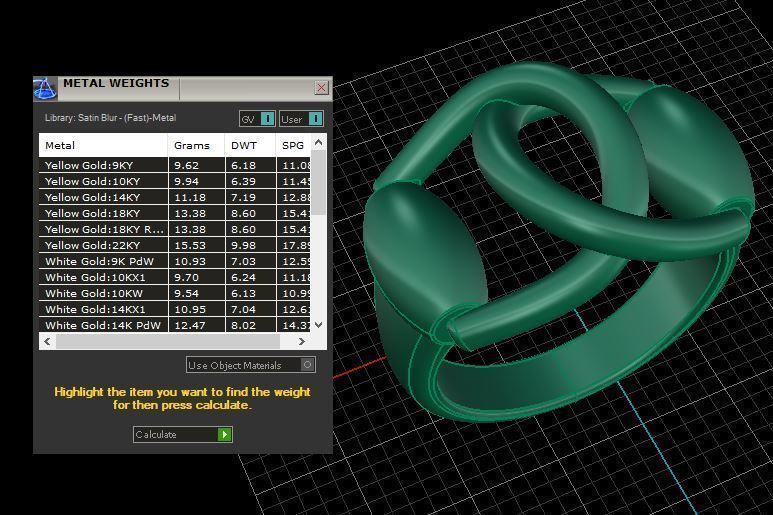 Gucci Collection gold ring 3D print model_6