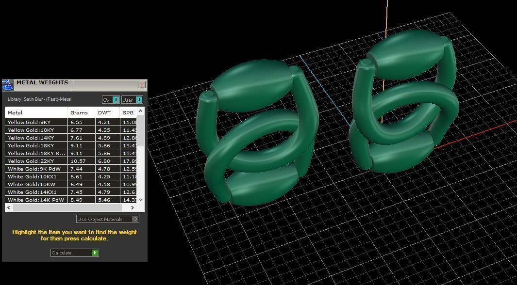 Gucci Collection gold ring 3D print model_8