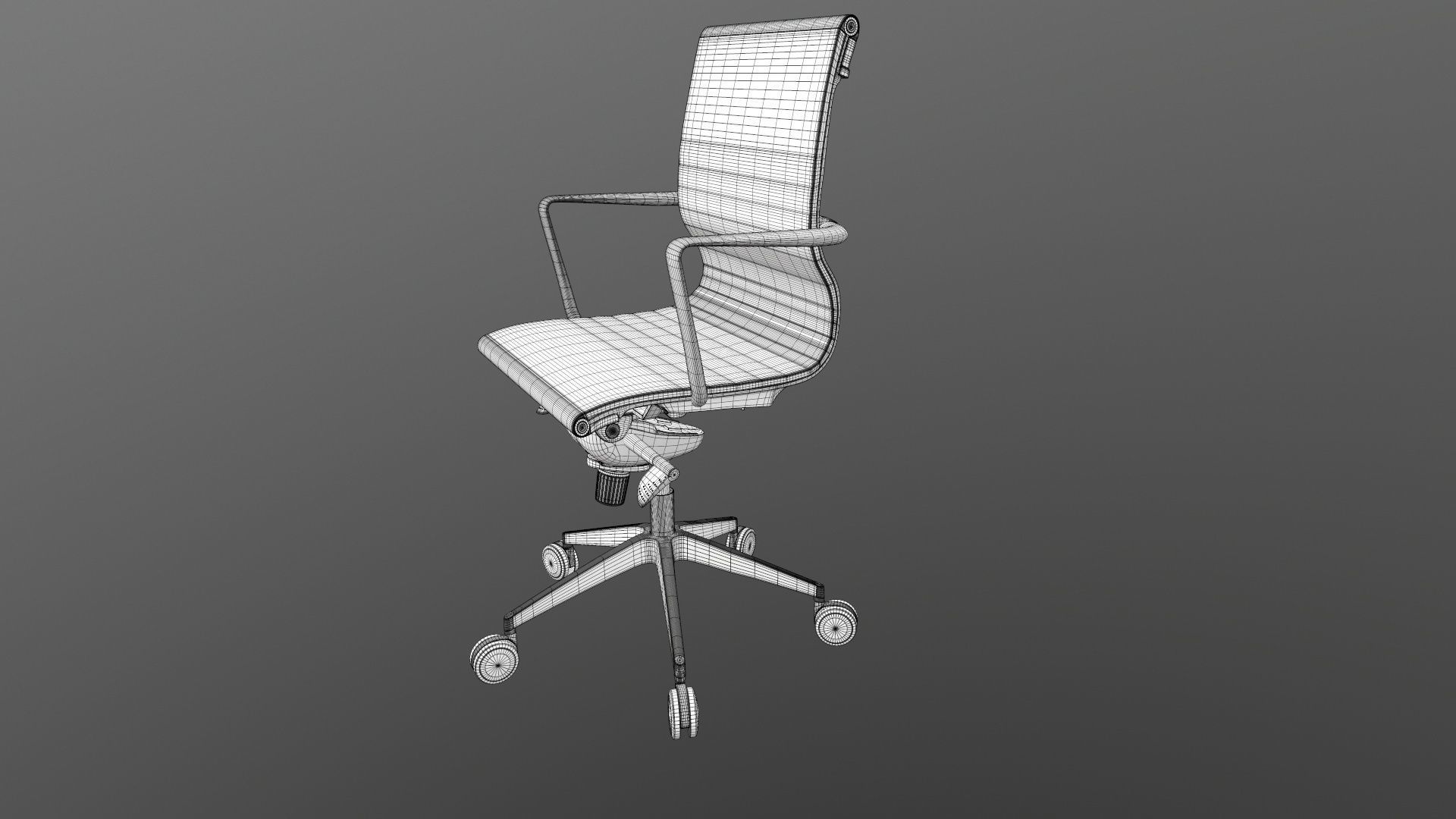 Office chair 3D model_20