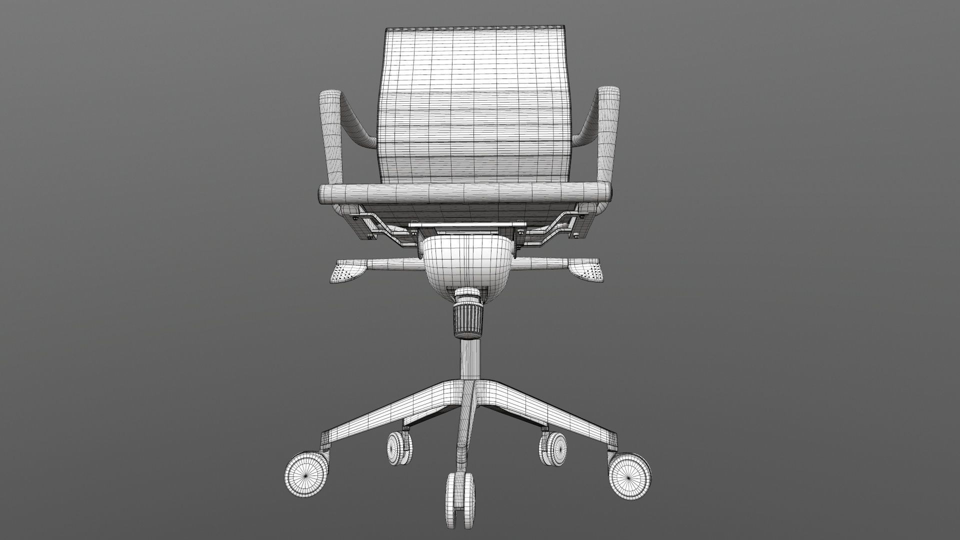 Office chair 3D model_22