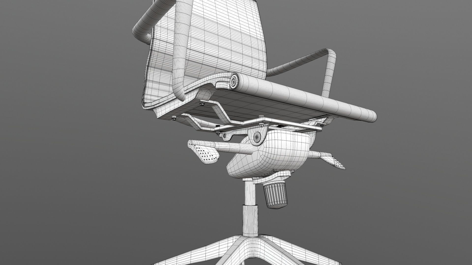 Office chair 3D model_23