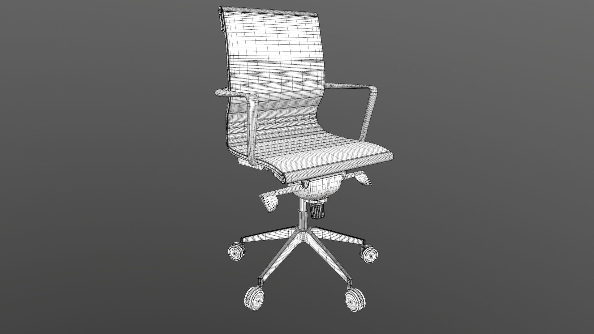Office chair 3D model_19