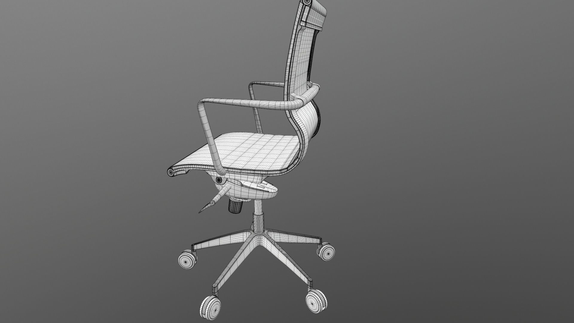 Office chair 3D model_21