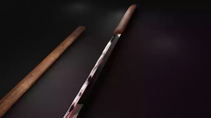 Weapon Stright Sword 3D Model