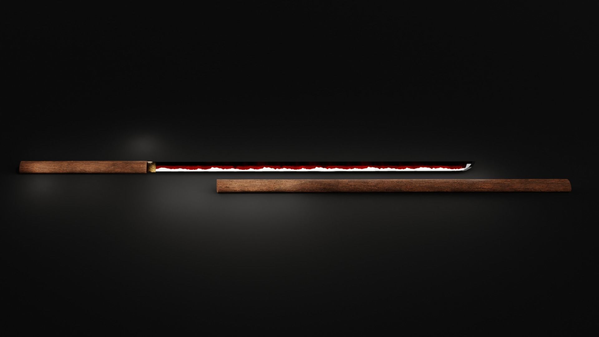 Weapon Stright Sword 3D Model 3D model_1