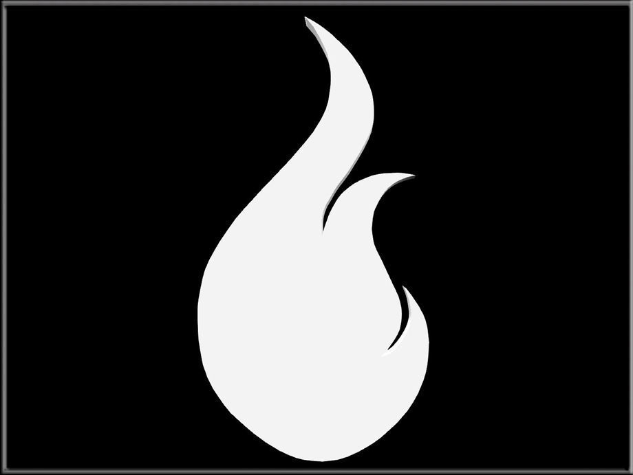 Fire Frame 02 Low-poly 3D model_3