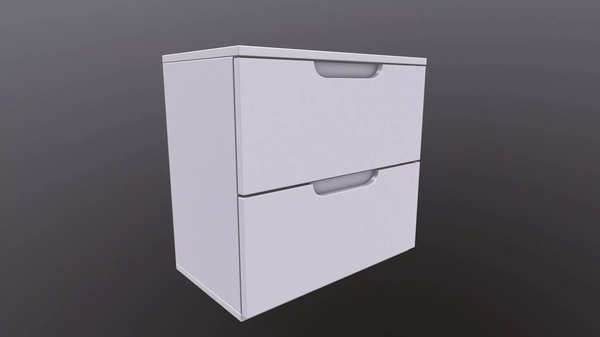 Rack 2 Drawer 3D model