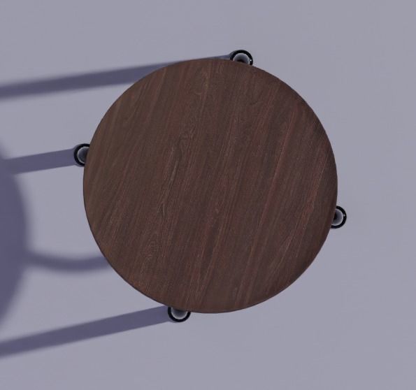 Free Stool Pack of 4 - PBR Lowpoly 3D model - Cuboidal Studios Free low-poly 3D model_13