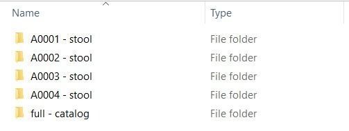 Free Stool Pack of 4 - PBR Lowpoly 3D model - Cuboidal Studios Free low-poly 3D model_14