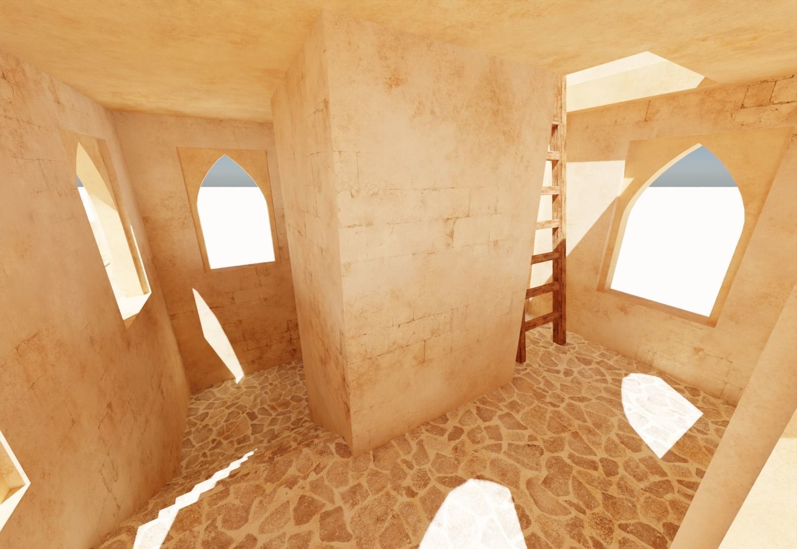 ancient prison 3D model_13