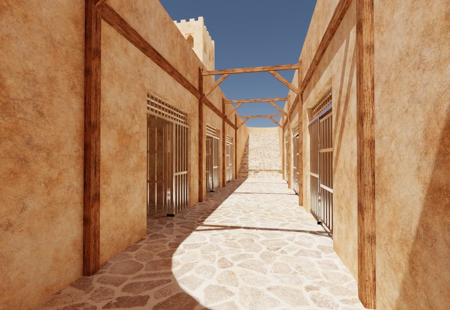 ancient prison 3D model_10
