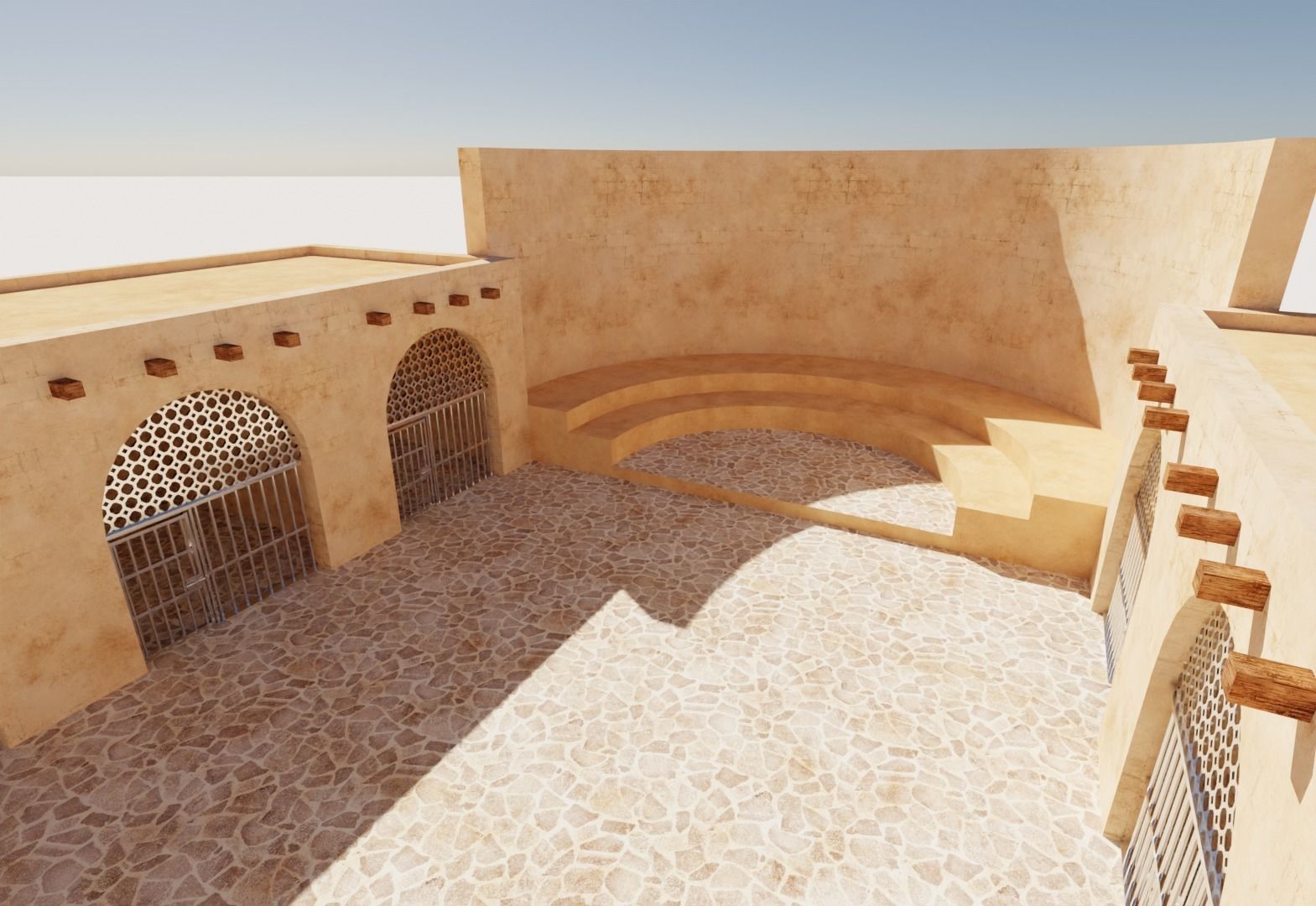 ancient prison 3D model_7