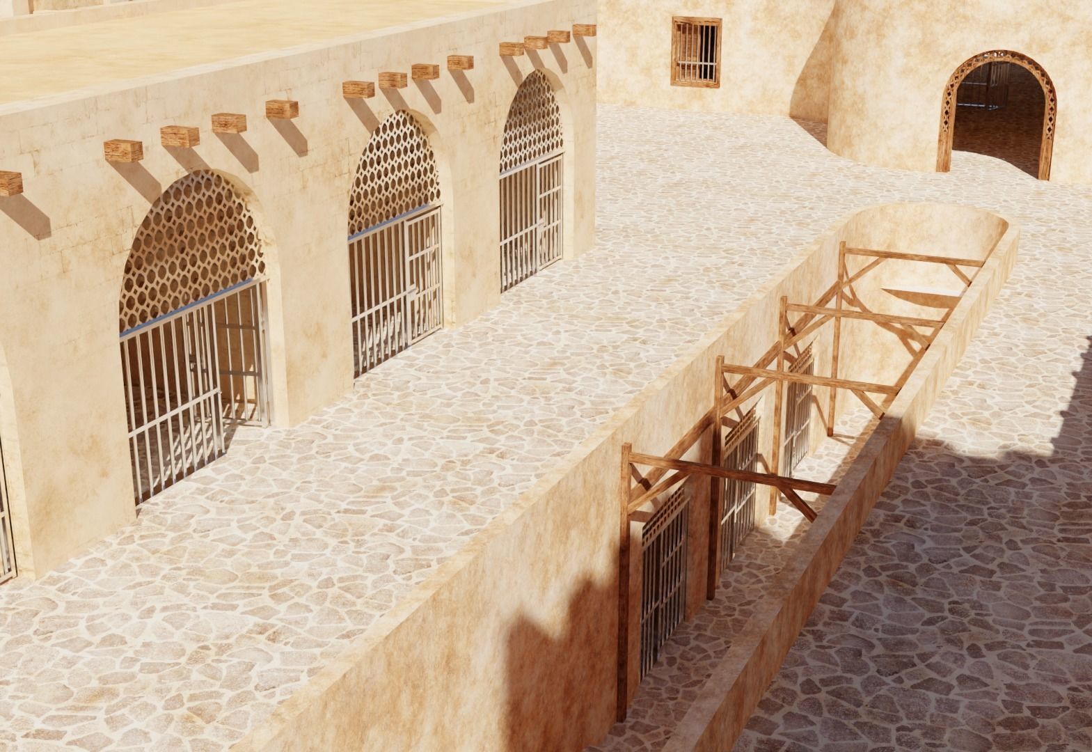 ancient prison 3D model_5