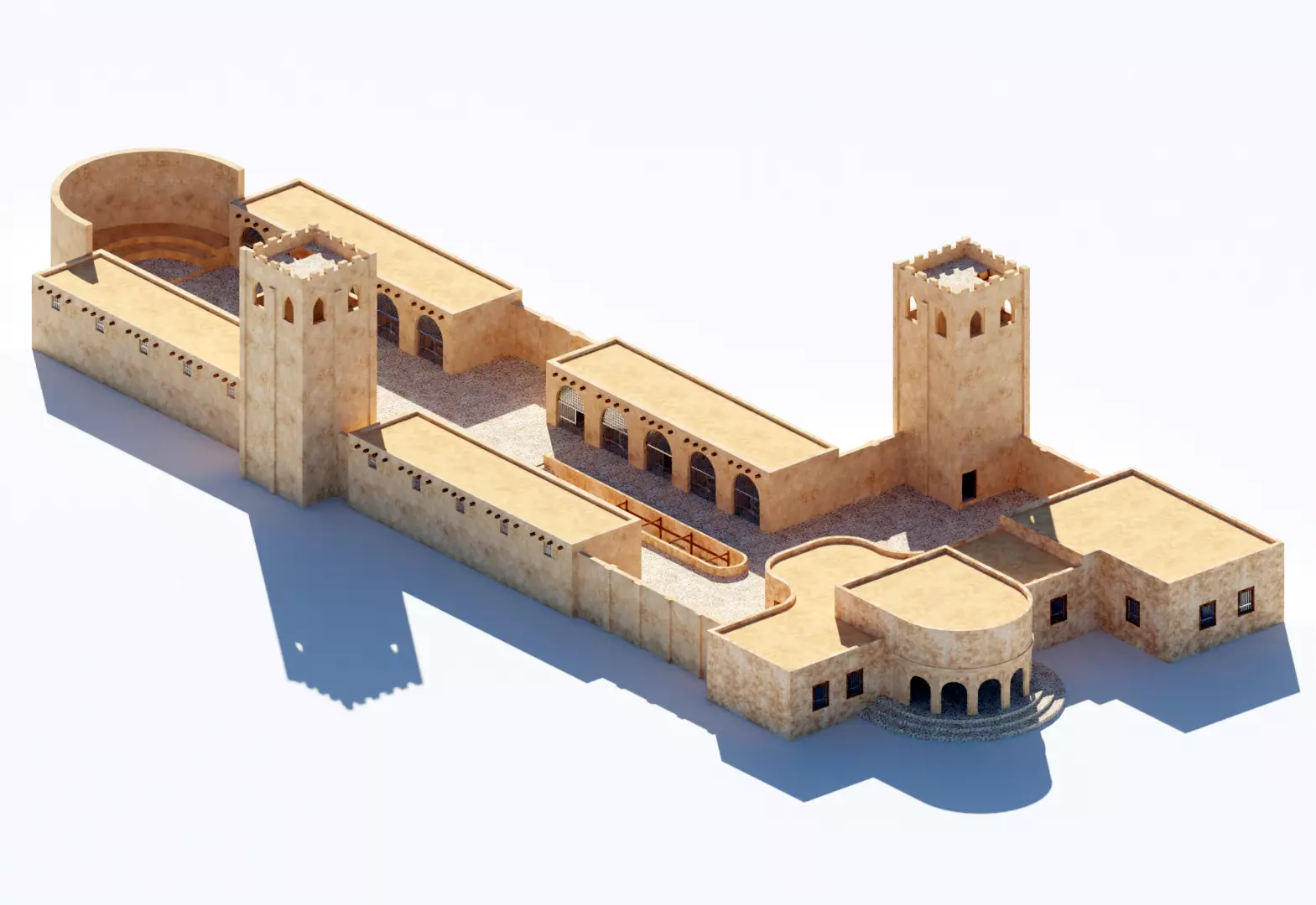 ancient prison 3D model_0