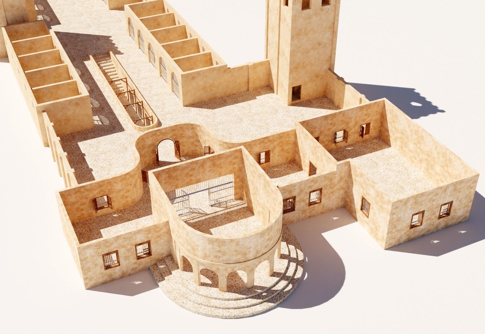 ancient prison 3D model_6