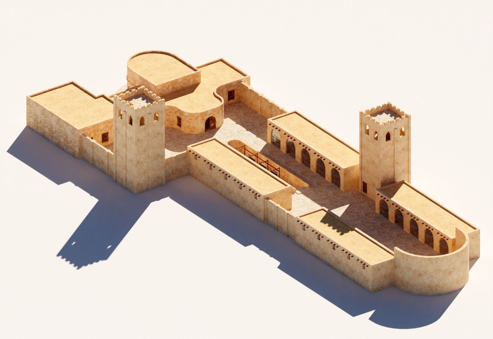 ancient prison 3D model_1