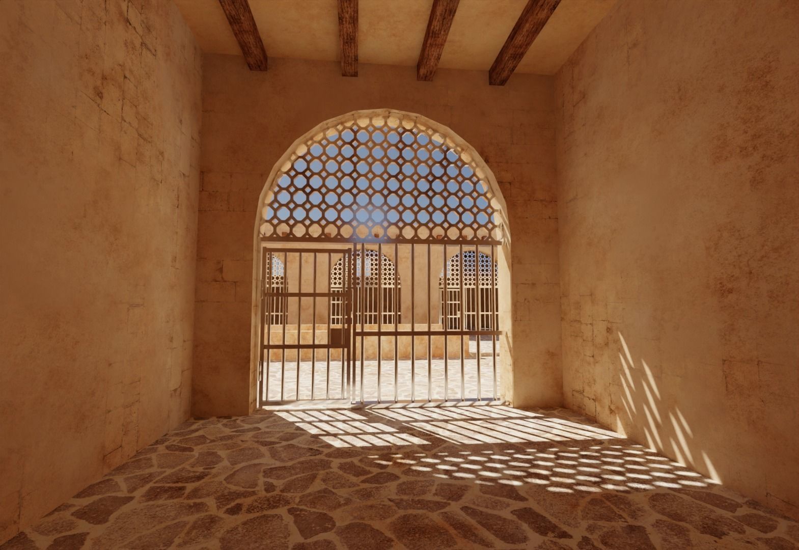 ancient prison 3D model_11