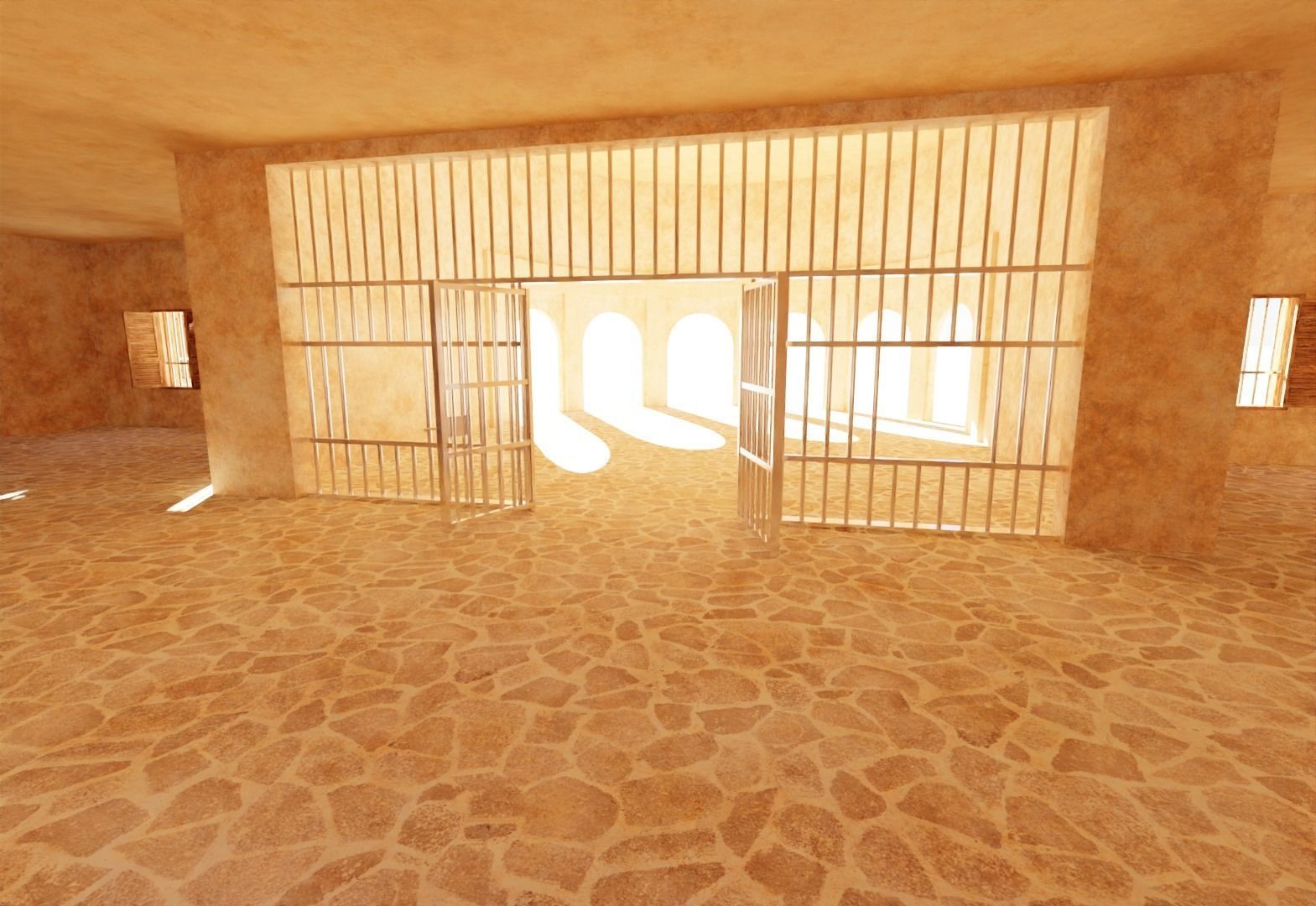 ancient prison 3D model_12