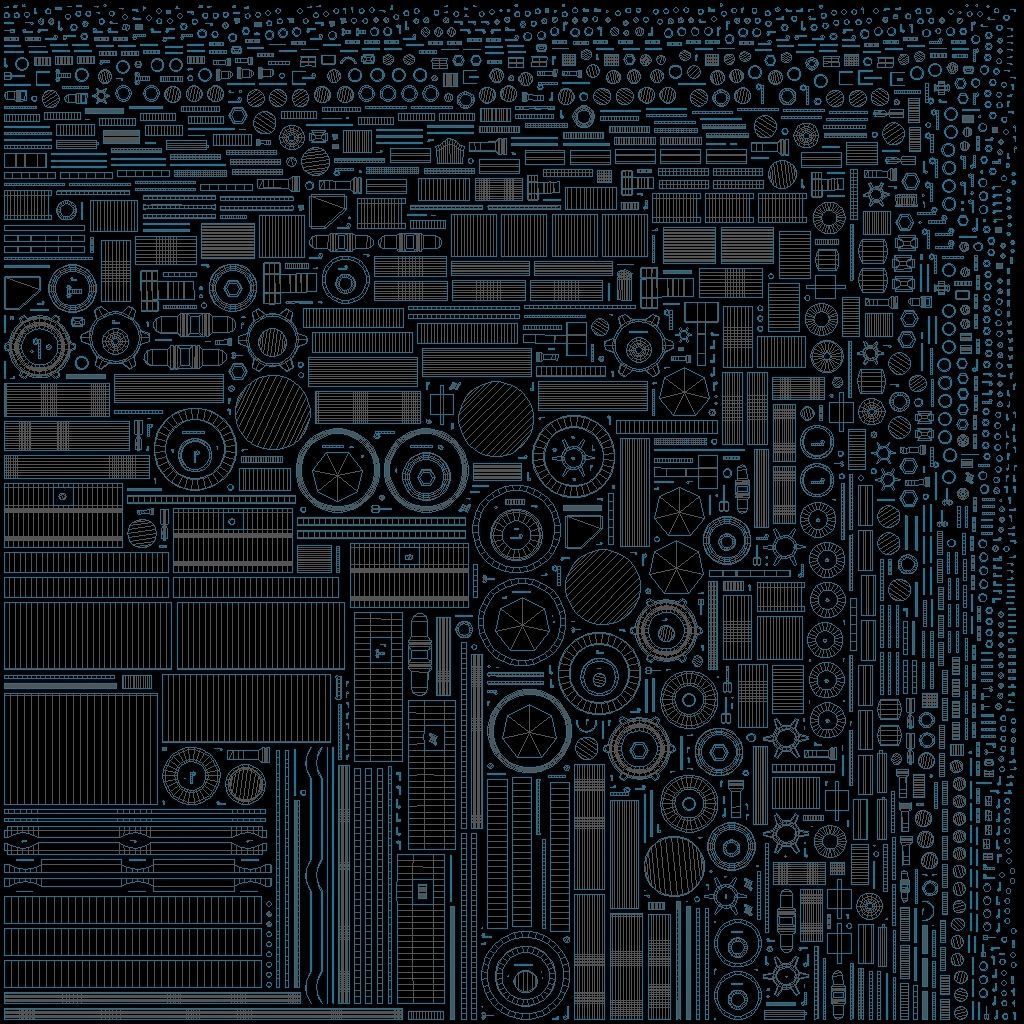 Machinery device 3D model_15