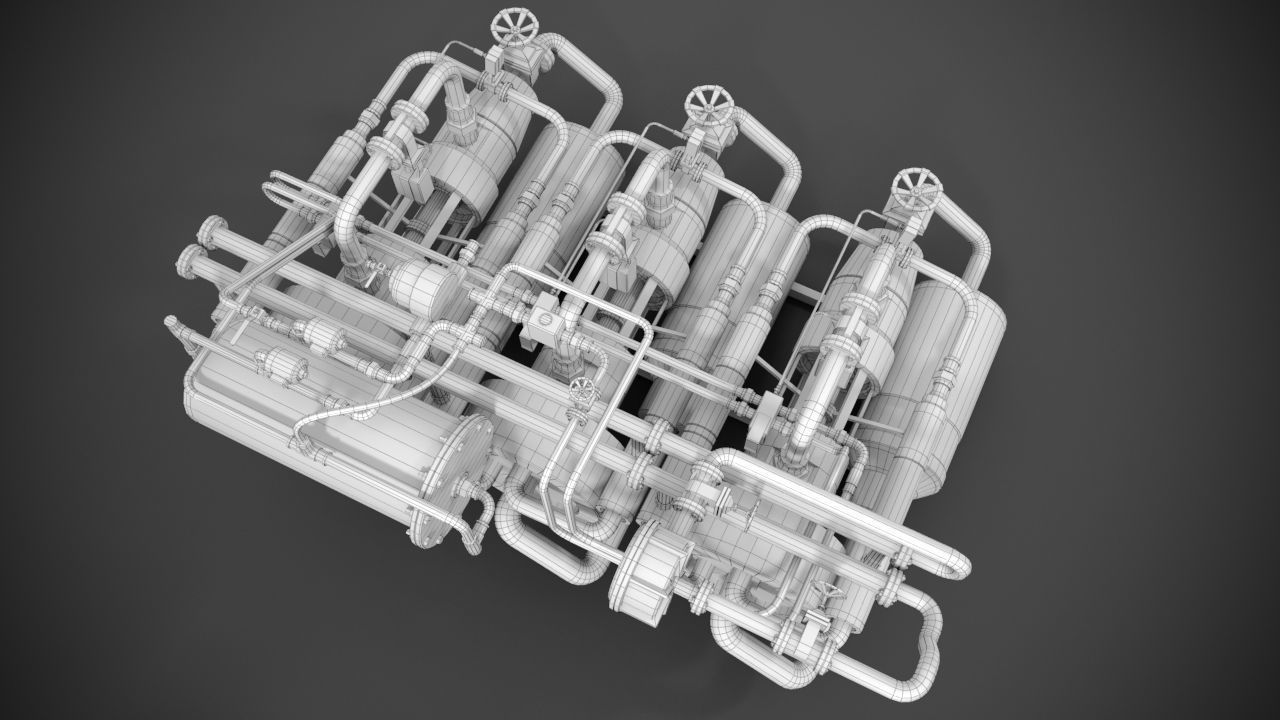 Machinery device 3D model_14