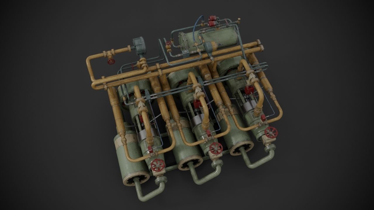 Machinery device 3D model_8