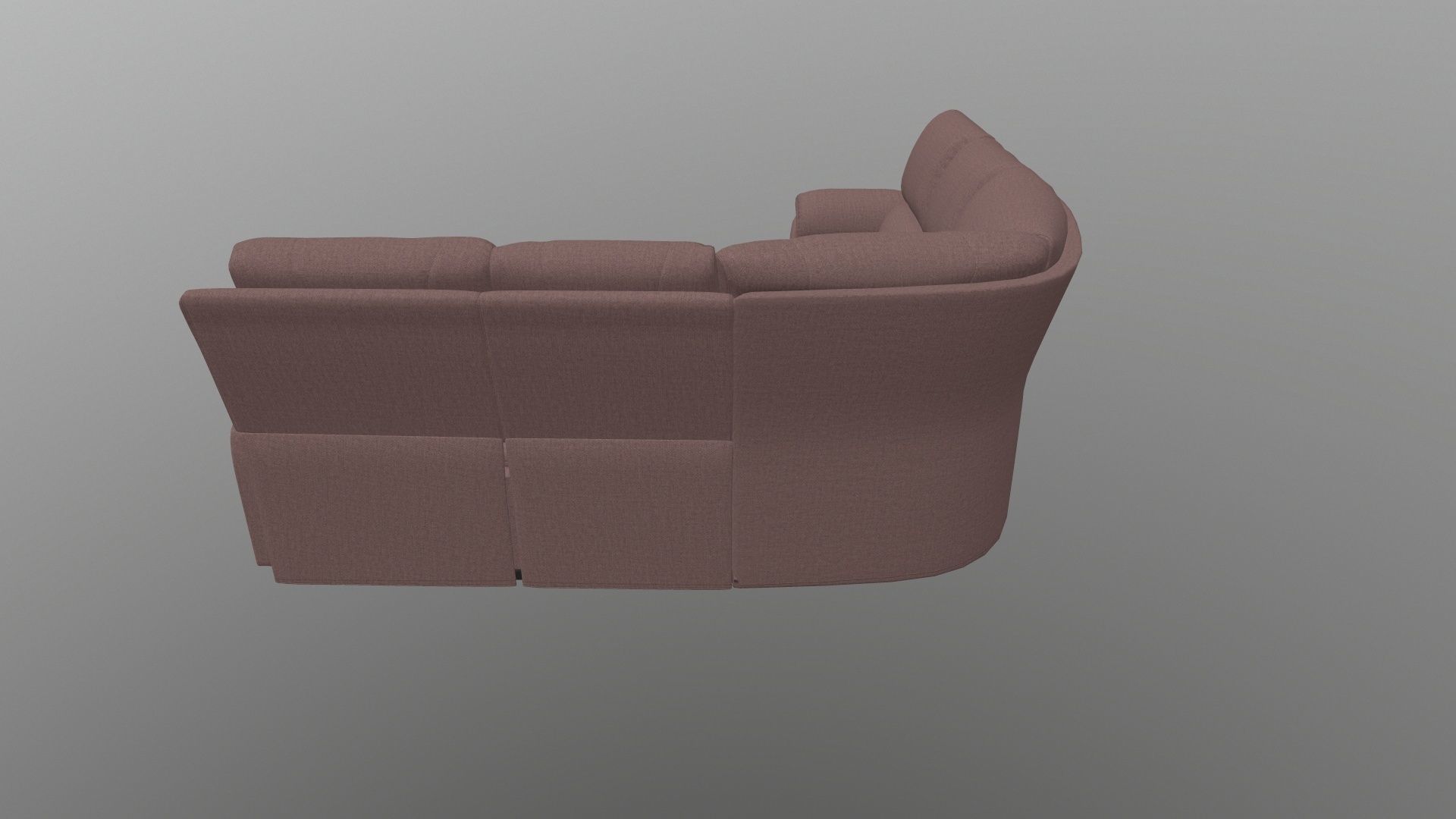 Sofa L shape 3D model_4