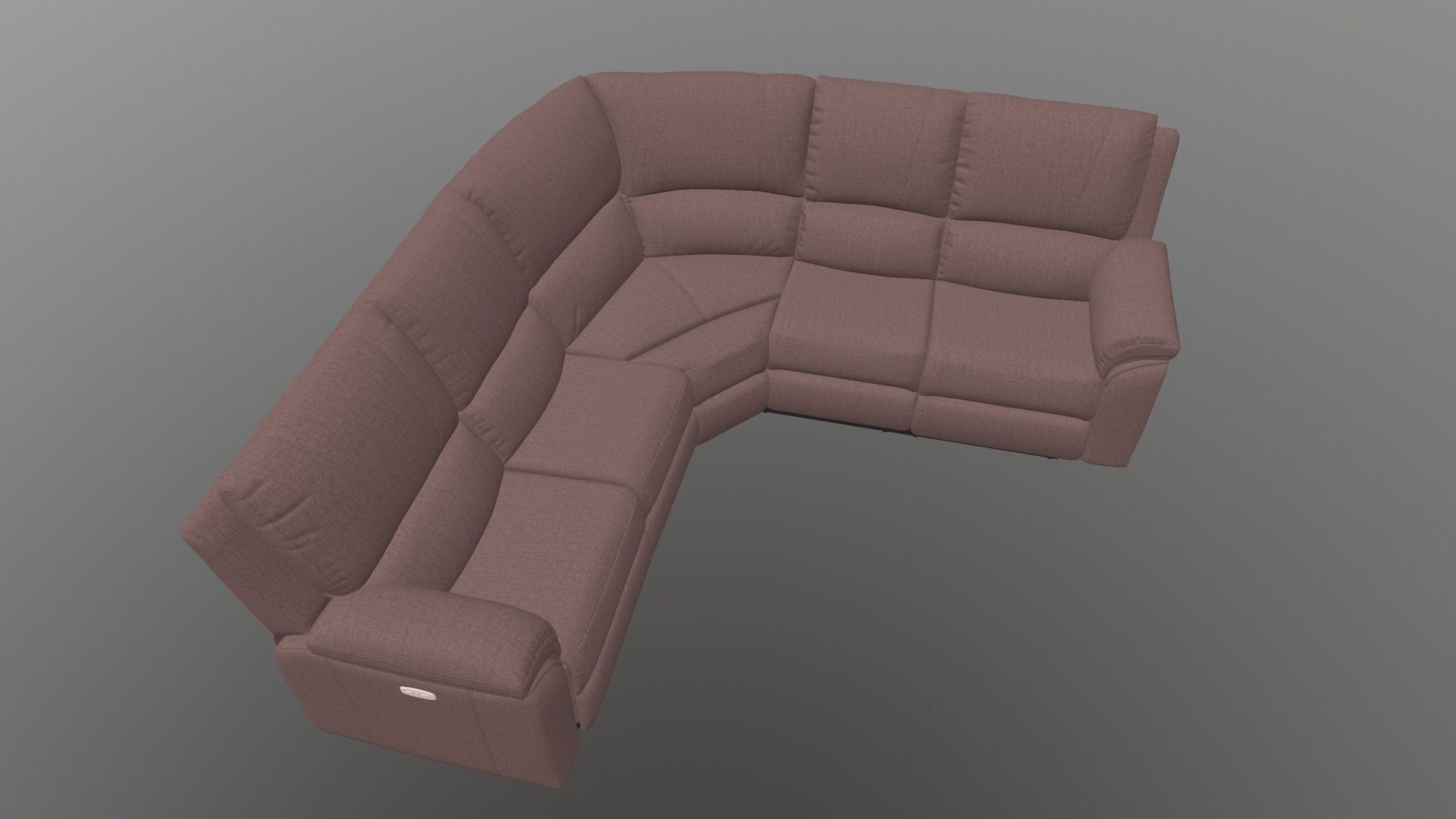 Sofa L shape 3D model_17