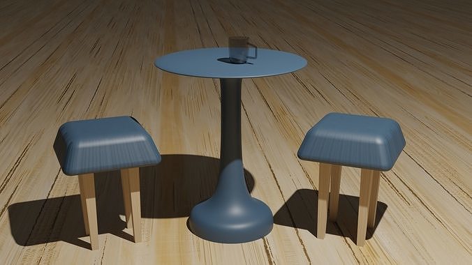 table 3d blender 3D model