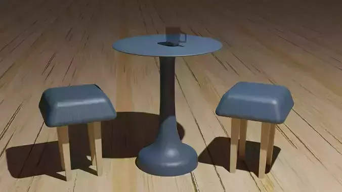 table 3d blender 3D model