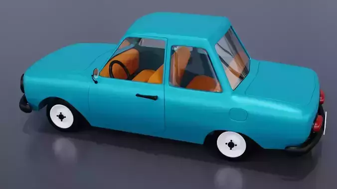 cartoon car