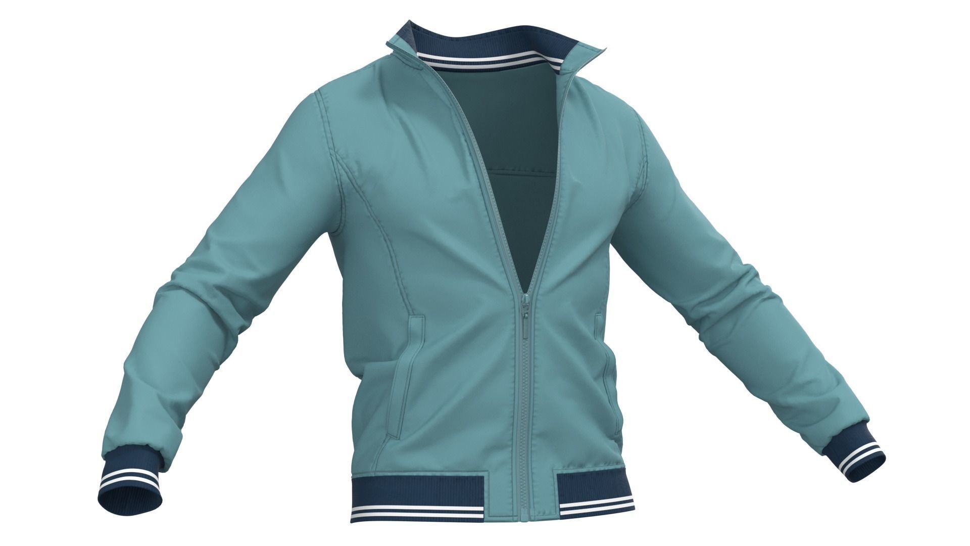 Sport Jacket - Marvelous Designer 3D model | CGTrader