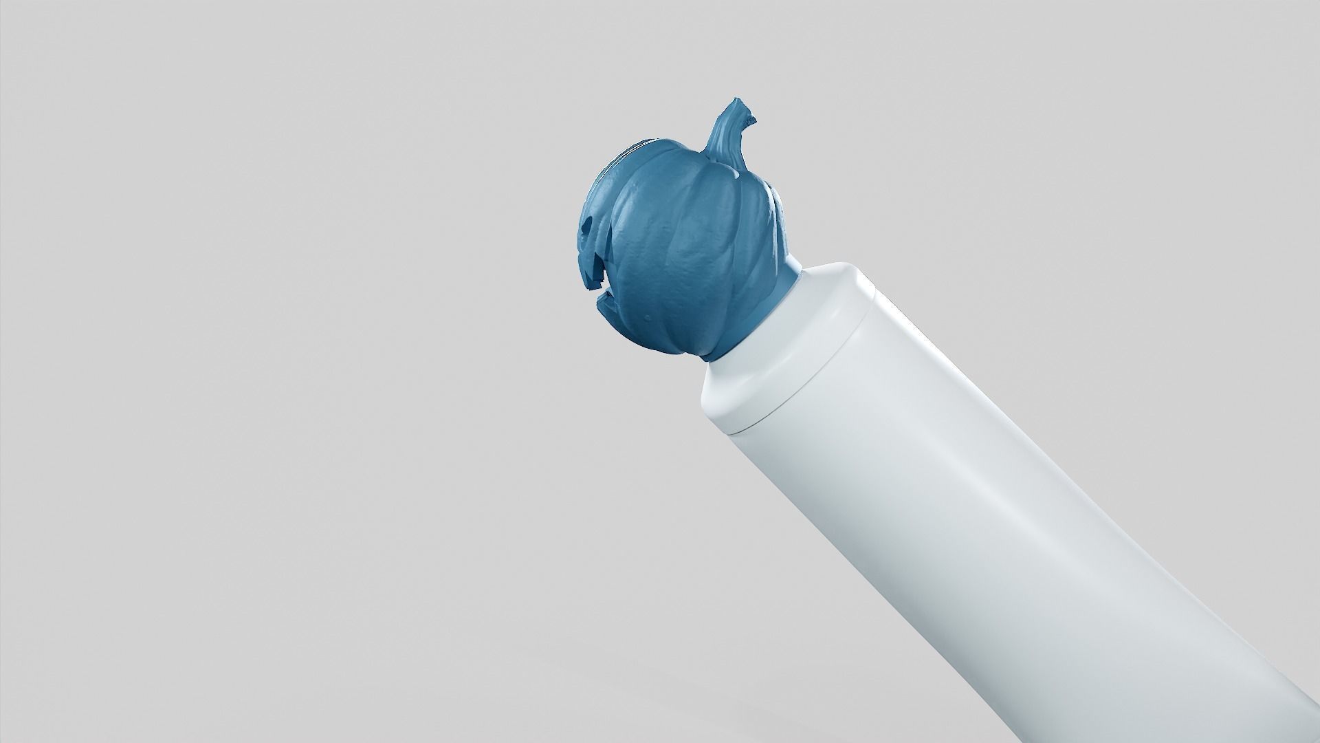 Pumpkin - Toothpaste Cup 01 STL 3D print model_26