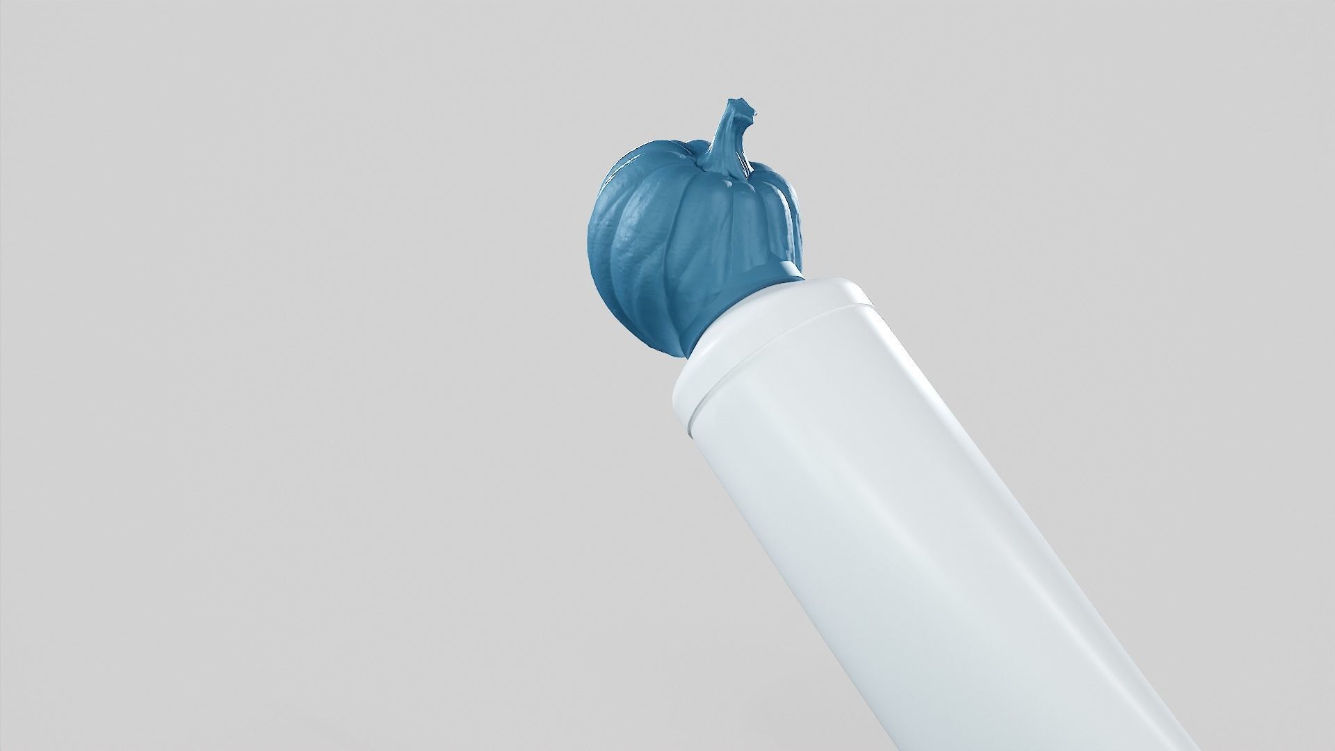 Pumpkin - Toothpaste Cup 01 STL 3D print model_22