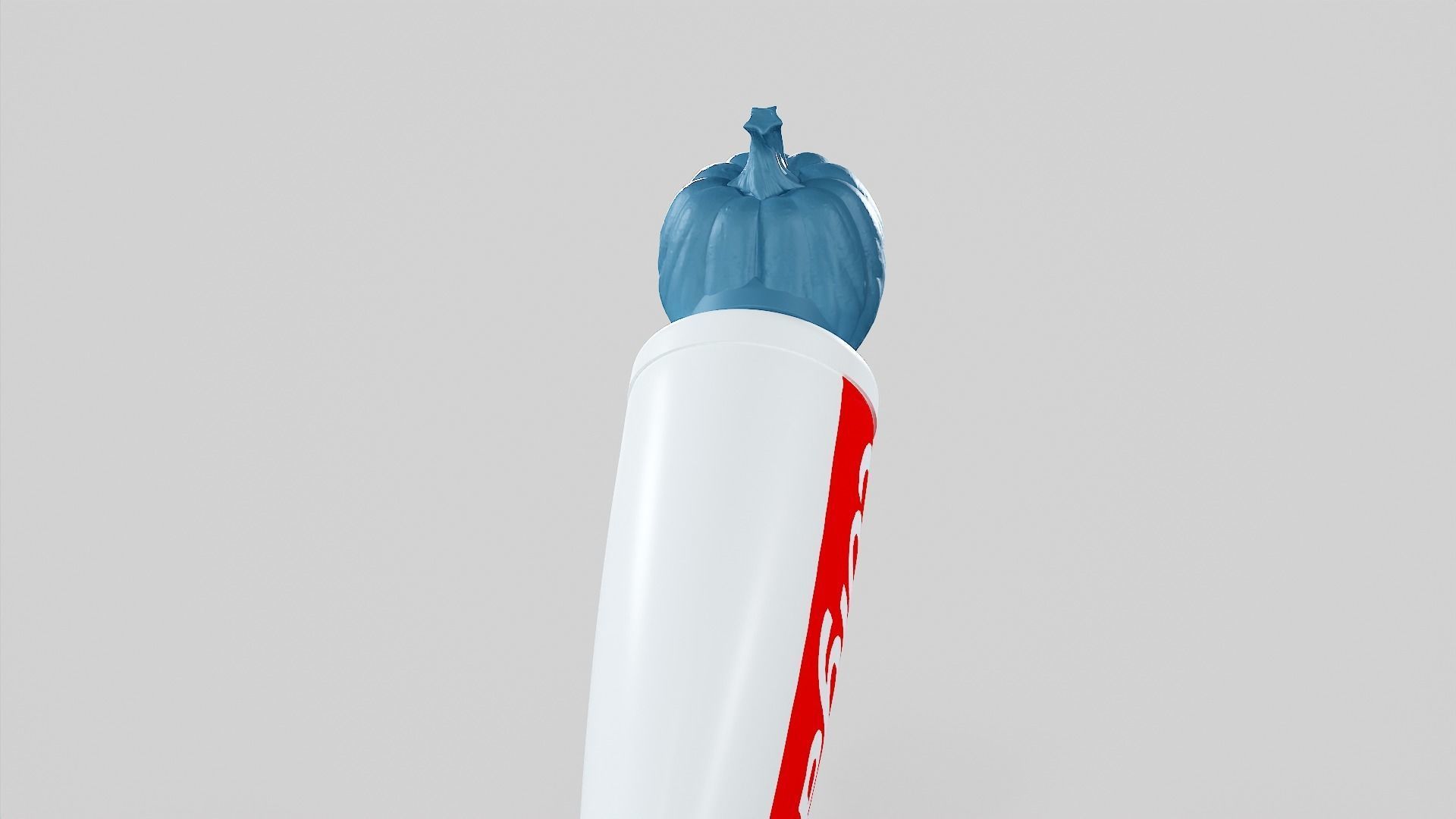 Pumpkin - Toothpaste Cup 01 STL 3D print model_17