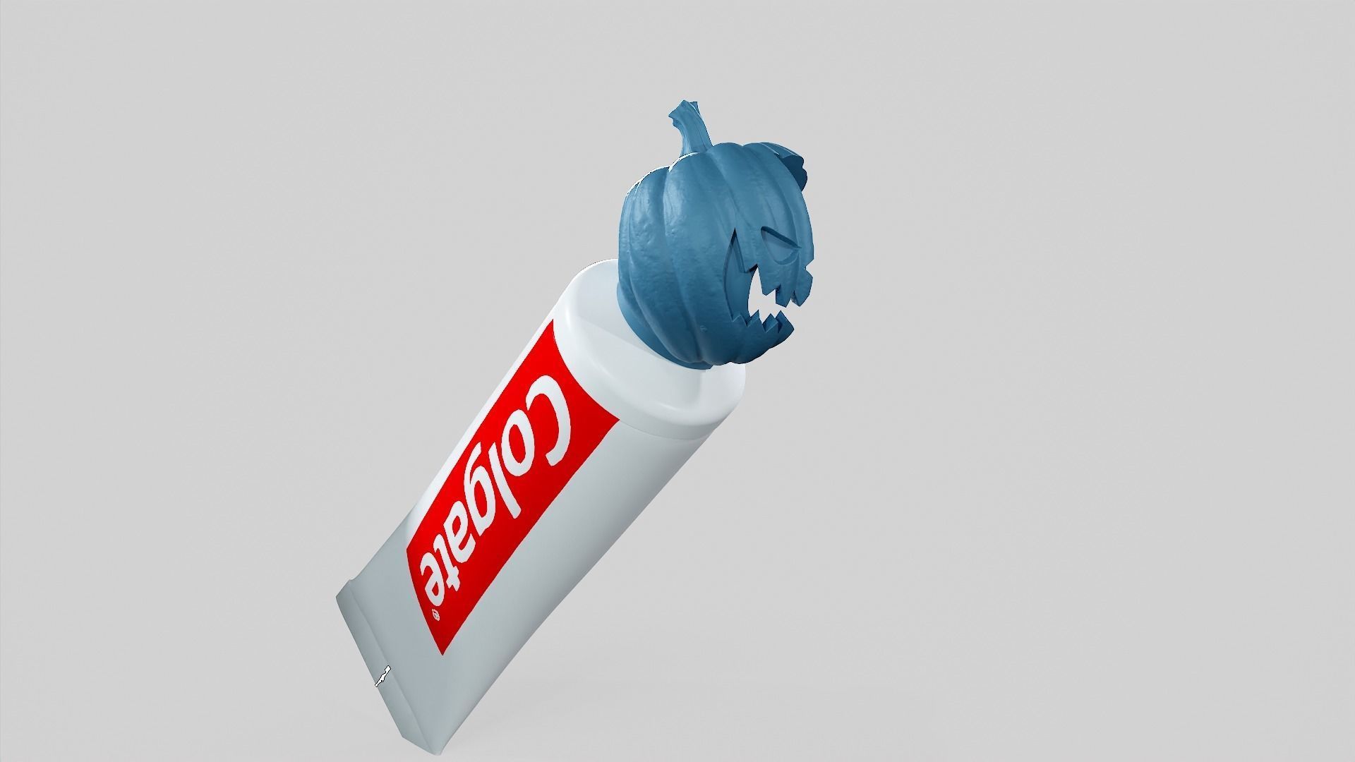 Pumpkin - Toothpaste Cup 01 STL 3D print model_64