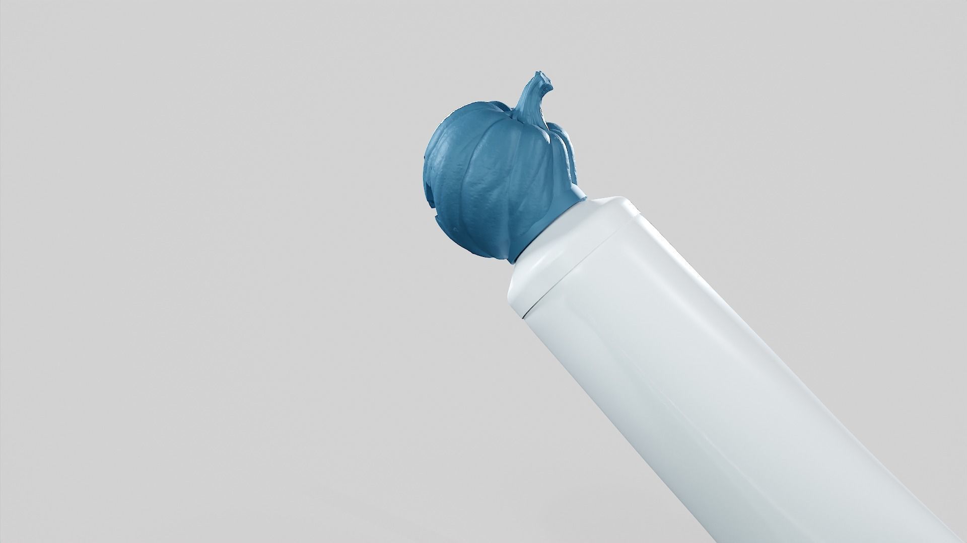 Pumpkin - Toothpaste Cup 01 STL 3D print model_24