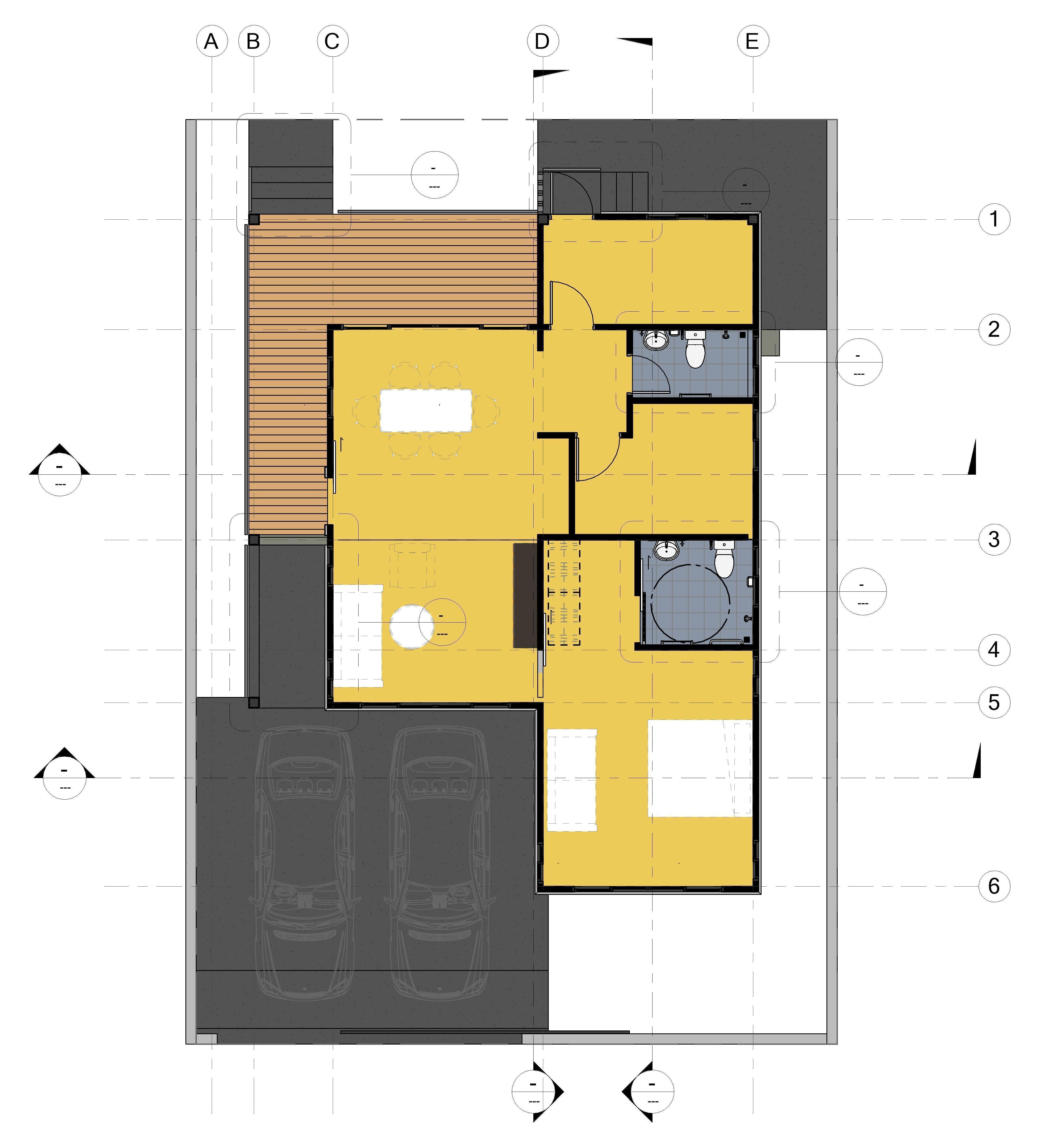 Small house by REVIT 3D model_3