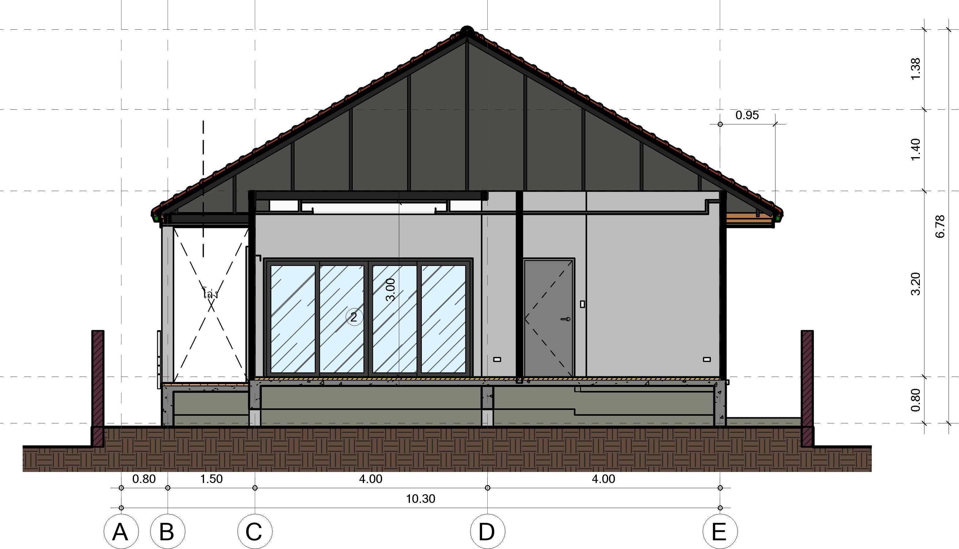 Small house by REVIT 3D model_10