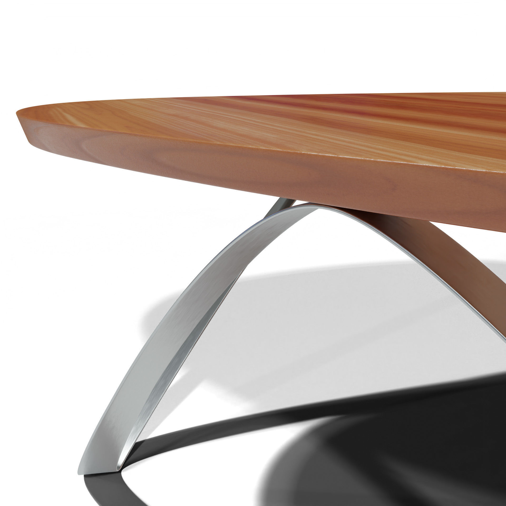 Modern Coffee Table  Low-poly 3D model_7
