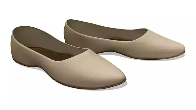 Pointy Tip Retro Flat Shoes