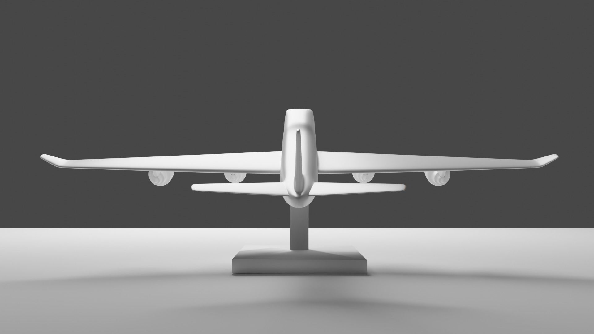 Miniature Simple Plane Boieng 747 to Personalize 3D print model_5