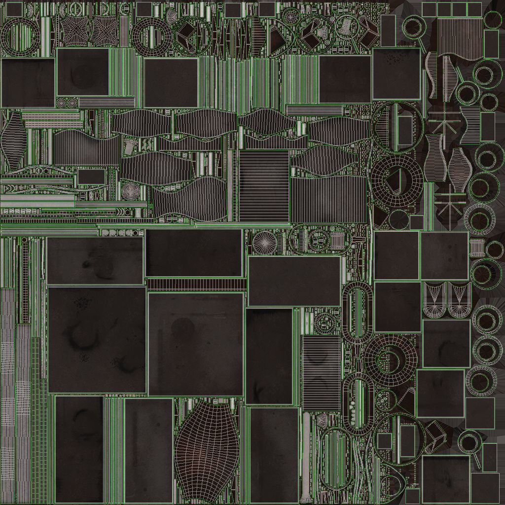 Industrial Pipes v2 Low-poly 3D model_20