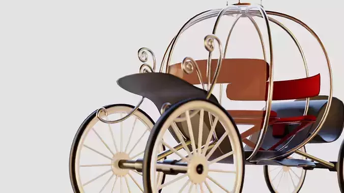 Wedding Princess Fantasy Carriage Vehicle Kutsche Hochzeit