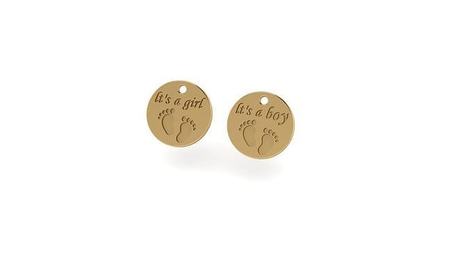 baby boy and girl 3D print model