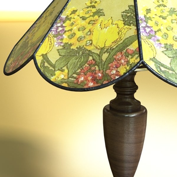Victorian Table Lamp 10 3D model_5