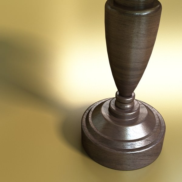 Victorian Table Lamp 10 3D model_4