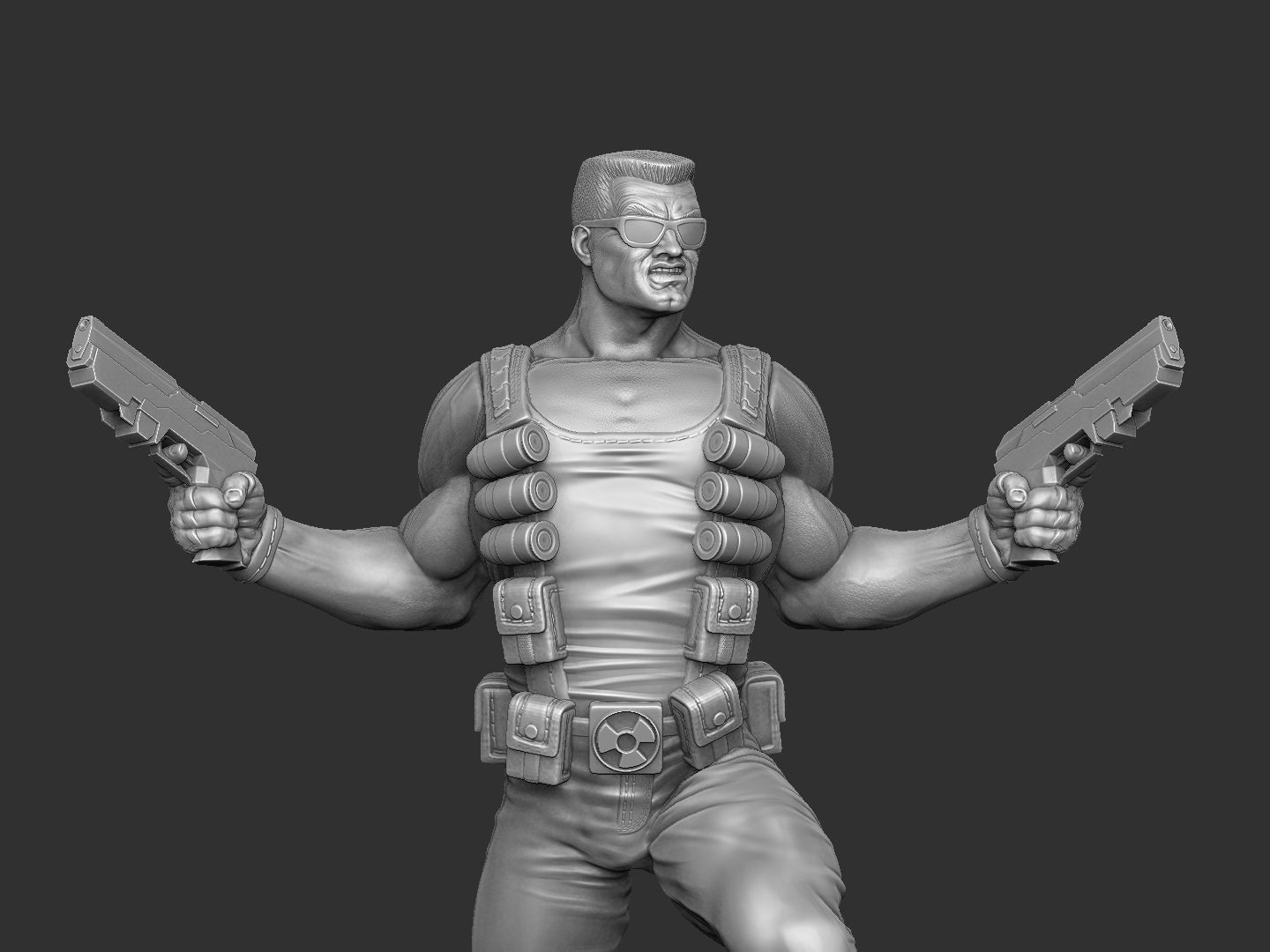 DUKE NUKEM FOR 3D PRINT STL 3D print model_2
